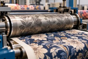 Industrial Floral Textile Printing
